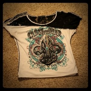 Crash and burn shirt